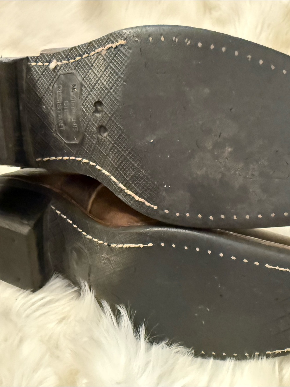 Rare Frye Brown Leather Harness 12 Boots Western Motorcycle Women Size 9 - Picture 8 of 14